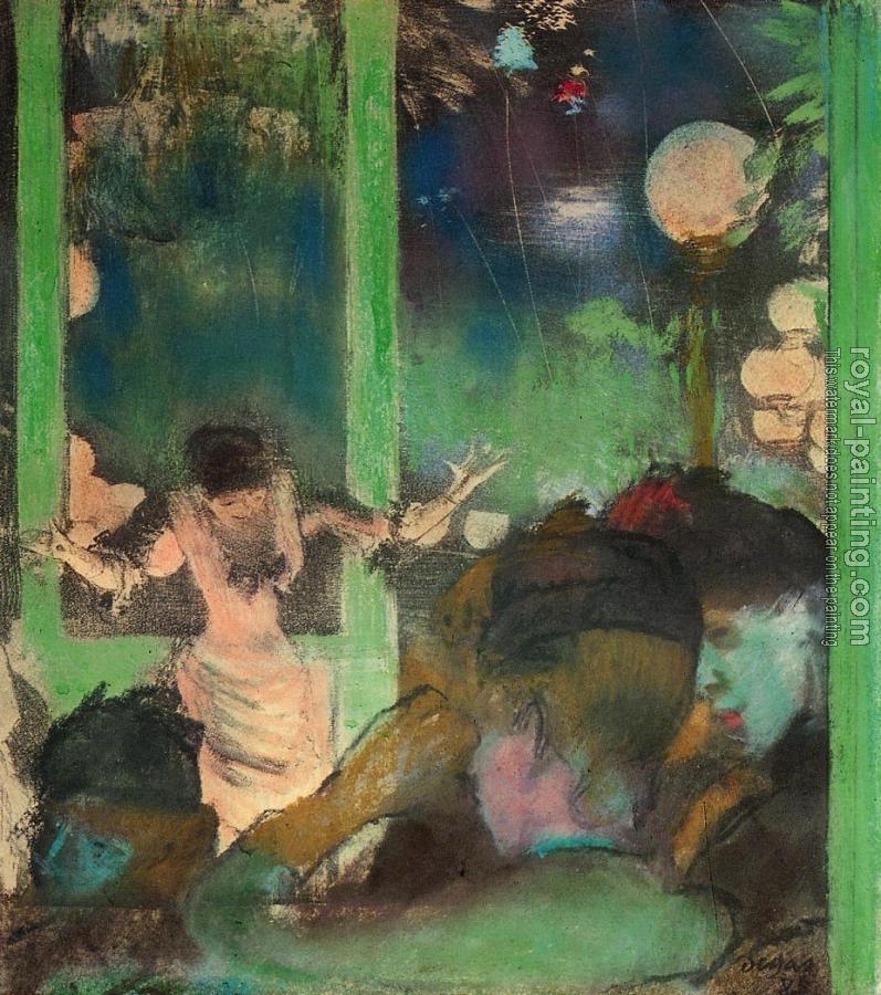 Edgar Degas : At the Cafe des Ambassadeurs II
